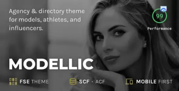 Modellic Talent Listings WordPress Theme