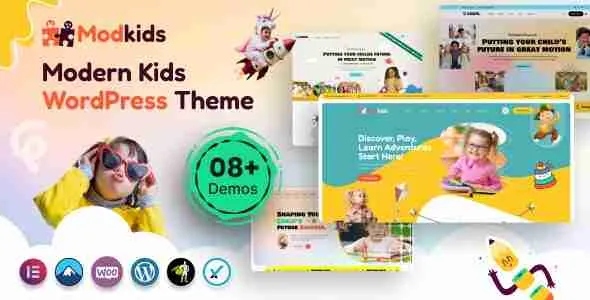 Modkids - Modern Kids WordPress Theme 1 Modkids Modern Kids WordPress Theme