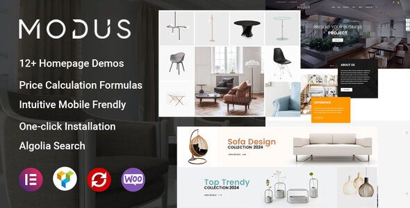 Modus - Modern Furniture WooCommerce Theme 1 Modus Modern Furniture Woo Commerce Theme