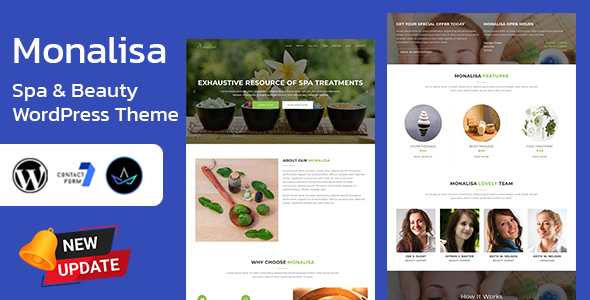 Monalisa - Health & Beauty Spa WordPress Theme 1 Monalisa - Health & Beauty Spa WordPress Theme