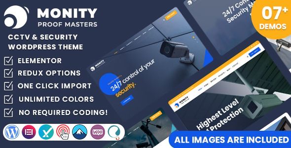 Monity – CCTV Security WordPress Theme 1 Monity CCTV Security WordPress Theme