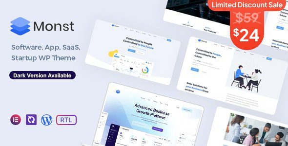 Monst - Saas Startup WordPress Theme 1 Monst - Saas Startup WordPress Theme