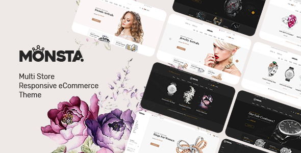 Monsta - Jewelry Theme for WooCommerce WordPress 1 Monsta Jewelry Theme for WordPress