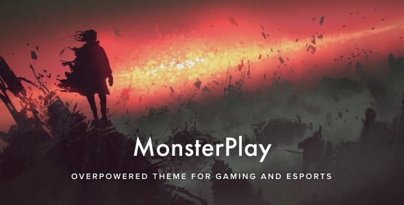 MonsterPlay – OverPowered Theme for Gaming and eSports 1 Monster Play Over Powered Theme for Gaming and eSports