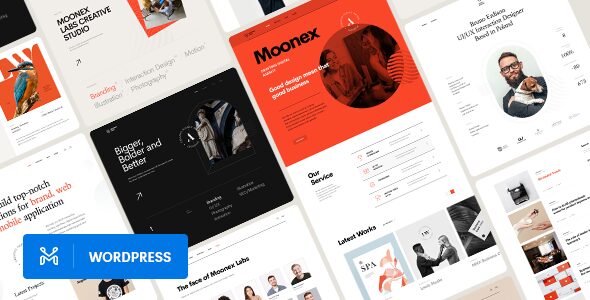 Moonex - Agency & Portfolio WordPress Theme 1 Moonex Agency & Portfolio WordPress Theme