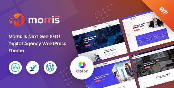 Morris – WordPress Theme for Digital Agency 1 Morris WordPress Theme