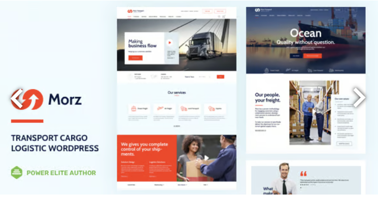 Morz - Logistics WordPress Theme 1 Morz - Logistics WordPress Theme