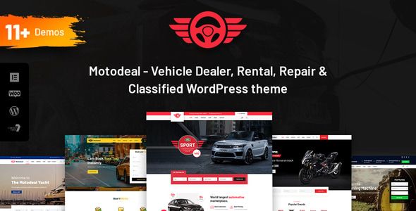 Motodeal – Car Dealer Classified WordPress Theme 1 Motodeal Vehicle Dealer WordPress Theme