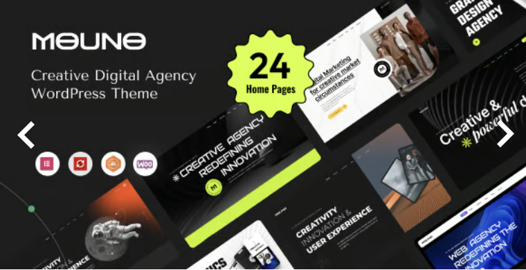 Mouno - Creative Digital Agency WordPress Theme 1 Mouno Creative Digital Agency WordPress Theme