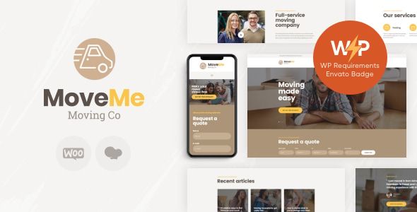 MoveMe | Moving Storage Relocation Company WordPress Theme 1 Move Me WordPress Theme