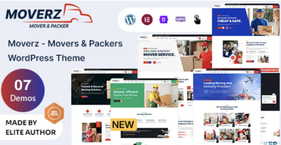 Moverz – Movers & Packers WordPress Theme