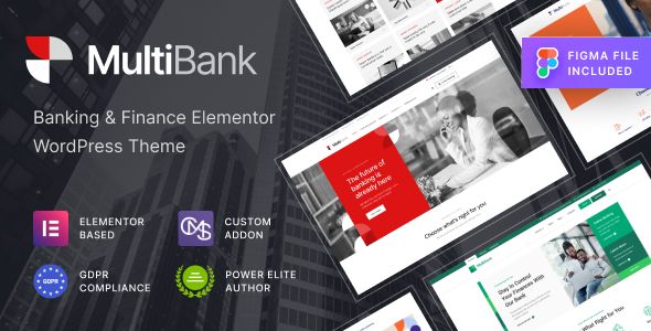 Multibank - Business and Finance WordPress Theme 1 Multibank Banking and Finance WordPress Theme