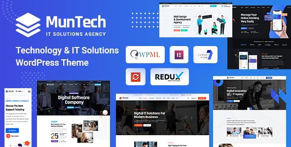 Muntech – IT Solutions & Technology 1 Muntech IT Solutions & Technology WordPress Theme