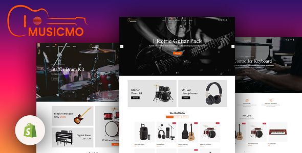 Musicmo Musical Instruments Shop Shopify Theme
