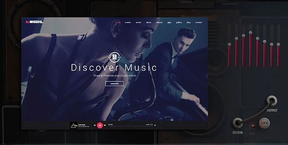 Muziq – Music Band Musician WordPress Theme 1 Muziq – Music Band Musician WordPress Theme