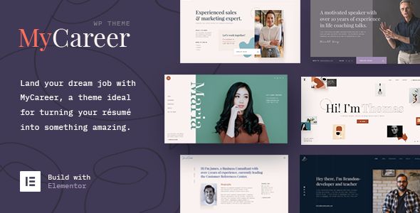 MyCareer – CV Resume Theme 1 My Career WordPress Theme