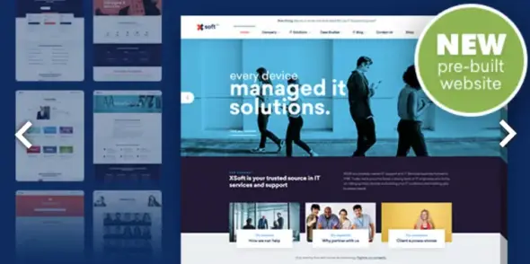 Nanosoft Pro WordPress Theme