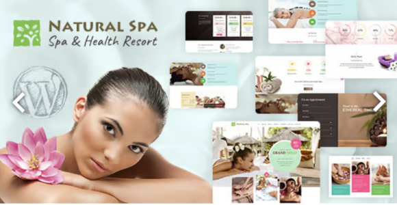 Natural Spa Massage Booking WordPress Theme