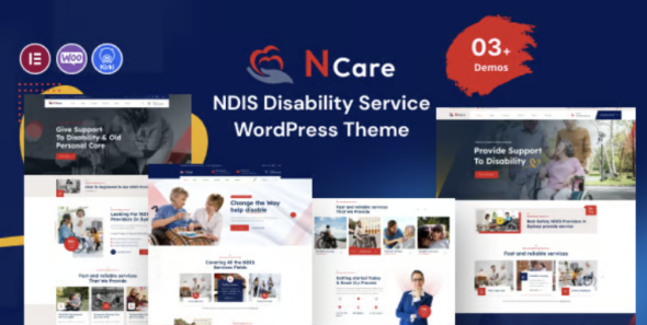 Ncare NDIS Disability Service WordPress Theme