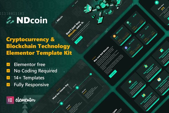 Ndcoin – Cryptocurrency & Blockchain Technology Elementor Template Kit 1 Ndcoin Cryptocurrency & Blockchain Technology Elementor Template Kit