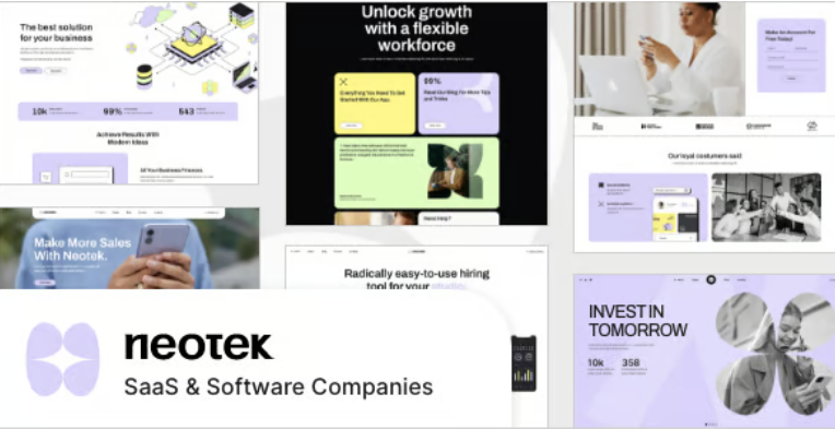NeoTek - SaaS and Software Company WordPress Theme 1 Neo Tek Saa S & Software Company WordPress Theme
