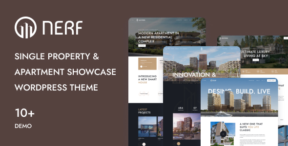 Nerf - Single Property WordPress Theme 1 Nerf Single Property & Apartment Showcase WordPress Theme