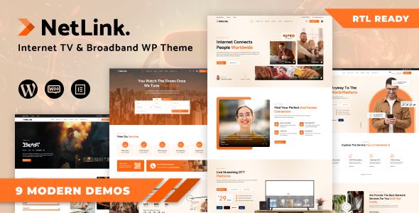 Netlink – Broadband TV Internet Provider WordPress Theme 1 Netlink Broadband TV Internet Provider WordPress Theme