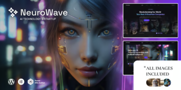 Neuro Wave AI Technology WordPress Theme