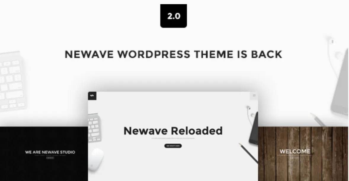 Newave Pro - WordPress Responsive One Page Parallax Theme 1 Newave Pro WordPress Responsive One Page Parallax Theme