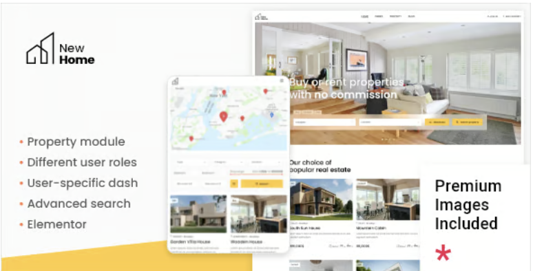 NewHome - Real Estate WordPress Theme 1 New Home - Real Estate WordPress Theme