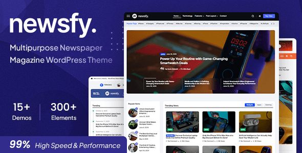 Newsfy - Modern News Magazine WordPress Theme 1 Newsfy Modern News Magazine WordPress Theme