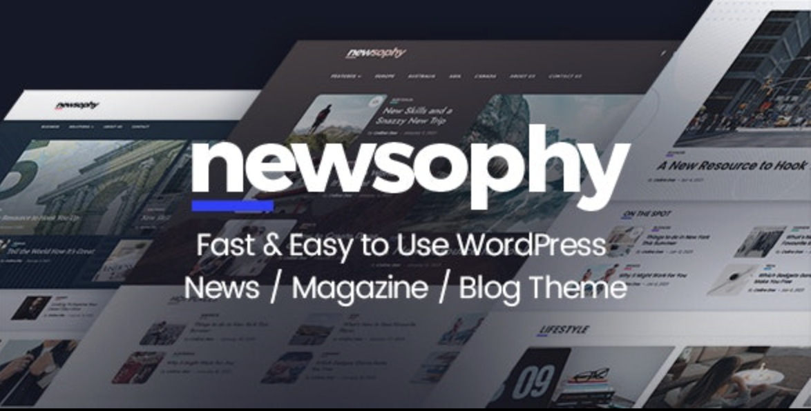 Newsophy – Fast and Easy to Use WordPress News and Blog Theme 1 Newsophy WordPress theme