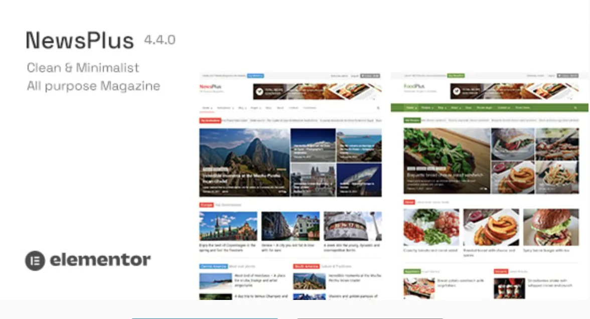NewsPlus Pro – News and Magazine WordPress theme 1 News Plus Pro WordPress Theme