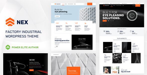 Nex - Industrial WordPress Theme 1 Nex - Industrial WordPress Theme