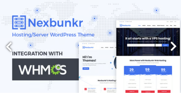 Nexbunker Hosting/Server WordPress Theme
