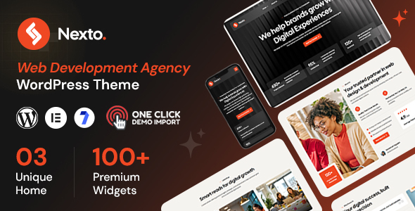 Nexto - Web Development Agency WordPress Theme 1 Nexto Web Development Agency WordPress Theme