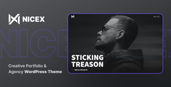 Nicex - Creative Portfolio Theme 1 Nicex Creative Portfolio Theme WordPress Theme