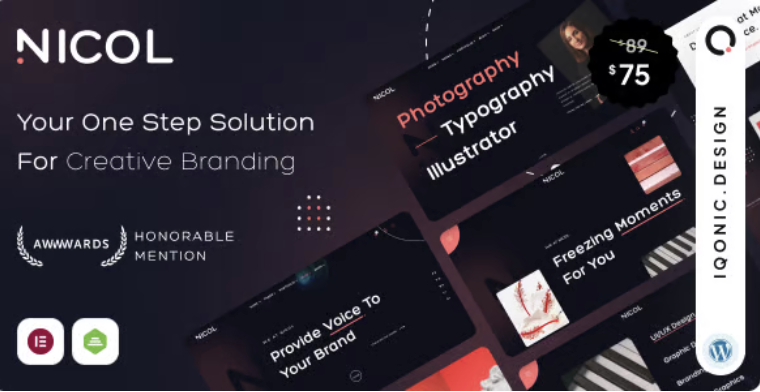 Nicol - Fiery Creative Agency WordPress Theme 1 Nicol - Fiery Creative Agency WordPress Theme