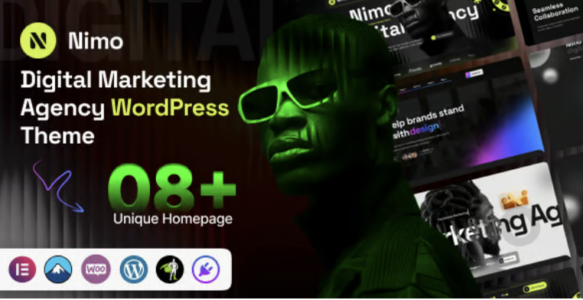 Nimo Digital Marketing Agency WordPress Theme