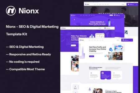 Nionx – SEO Digital Marketing Template Kit