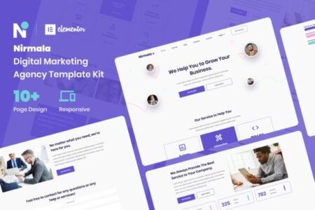 Nirmala Digital Marketing Agency Elementor Template Kit