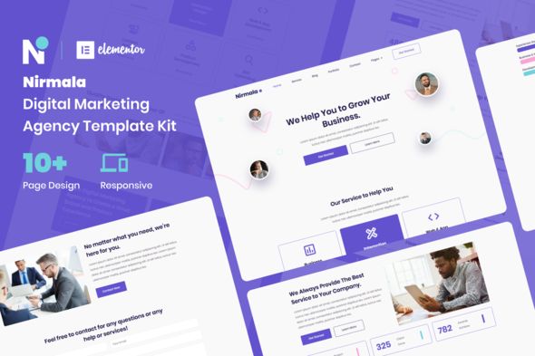 Nirmala Digital Marketing Agency Elementor Template Kit