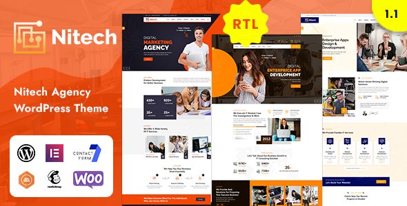 Nitech – Agency & Technology Services WordPress Theme 1 Nitech Agency & Technology Services WordPress Theme
