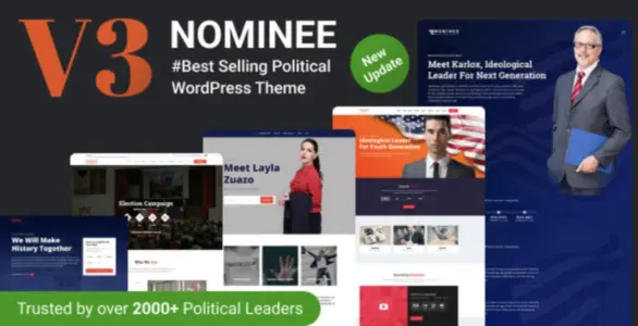 Nominee Pro – Political WordPress Theme