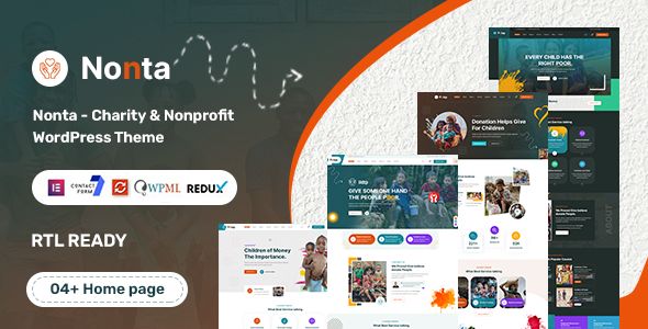 Nonta – Nonprofit Charity WordPress Theme 1 Nonta – Nonprofit Charity WordPress Theme