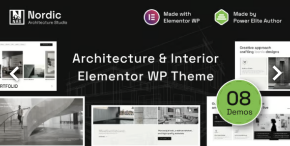Nordic Architecture & Interior Design WordPress Theme