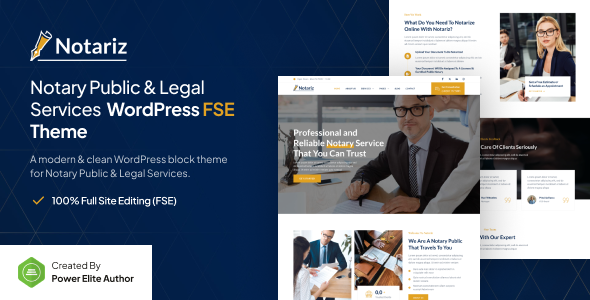 Notariz – Notary Public & Legal Services Gutenverse FSE WordPress Block Theme 1 Notariz Notary Public & Legal Services WordPress FSE Theme