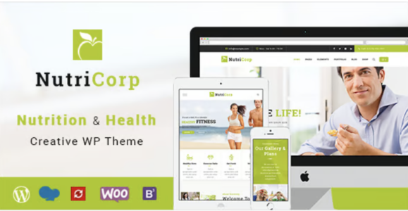 Nutricorp Nutrition & Health Creative WordPress Theme