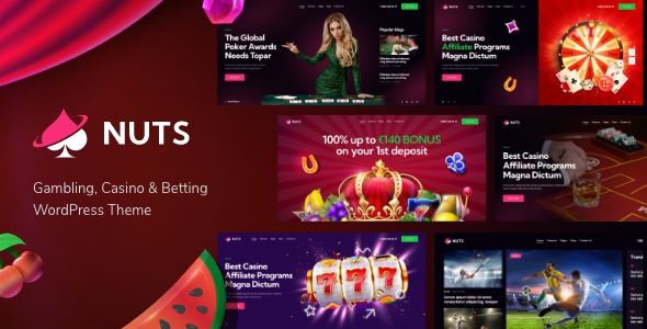 Nuts - Gambling, Casino & Betting WordPress Theme 1 Nuts - Gambling, Casino & Betting WordPress Theme
