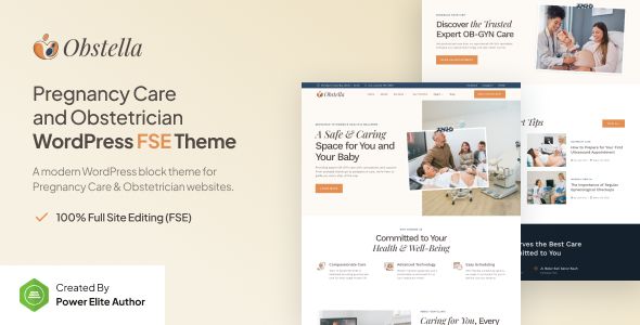 Obstella – Pregnancy Care & Obstetrician Gutenverse FSE WordPress Theme 1 Obstella Pregnancy Care and Obstetrician WordPress FSE Theme